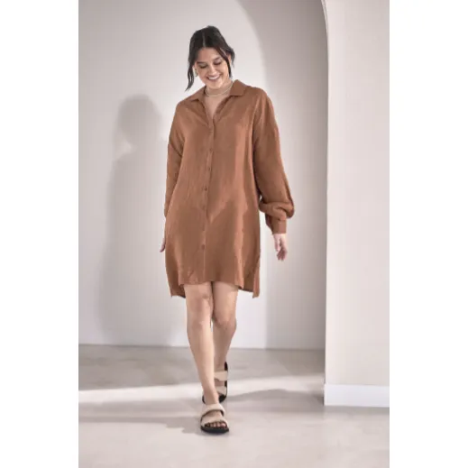 Linen Shift Dress
