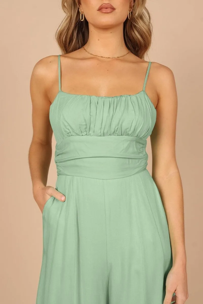 Lizzy Backless Knot Wide-Leg Jumpsuit