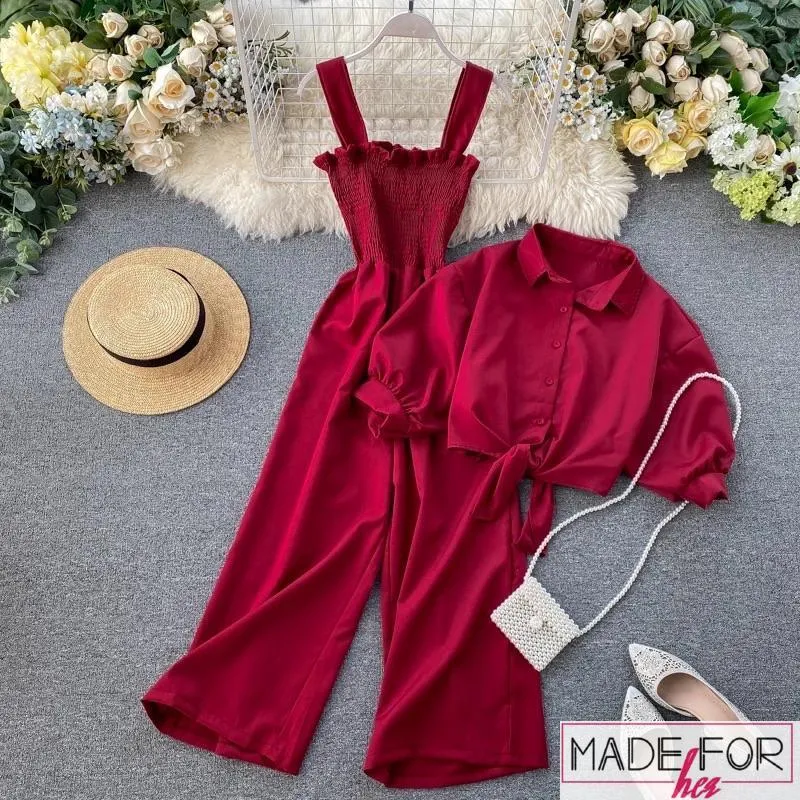 Mahira Sharma In Our Angel Jumpsuit With Shirt