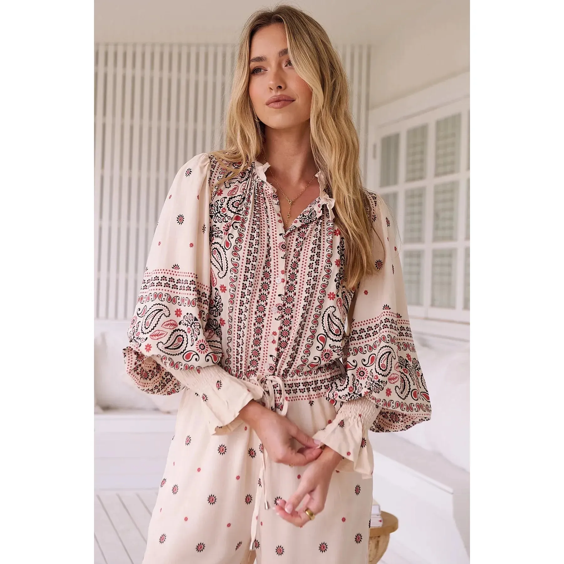 Marice Jumpsuit - Dixie Print