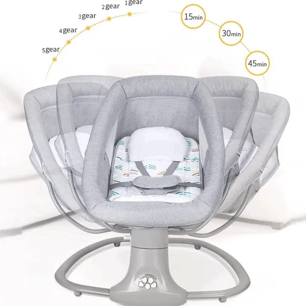 MASTELA 3 IN 1 DELUXE MULTI - FUNCTIONAL BASSINET - PINKISH GREY