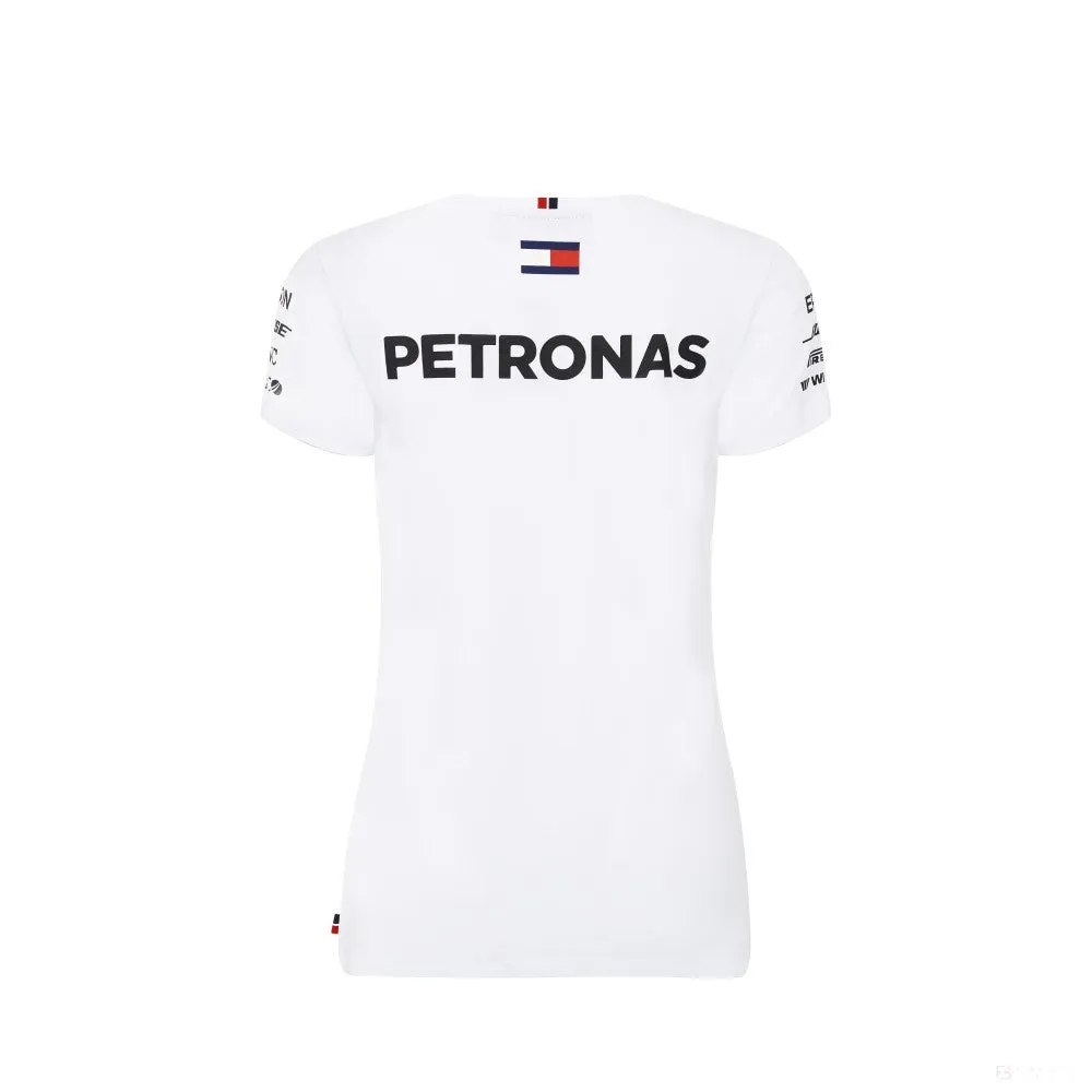 Mercedes Womens T-shirt, Team, White, 2018