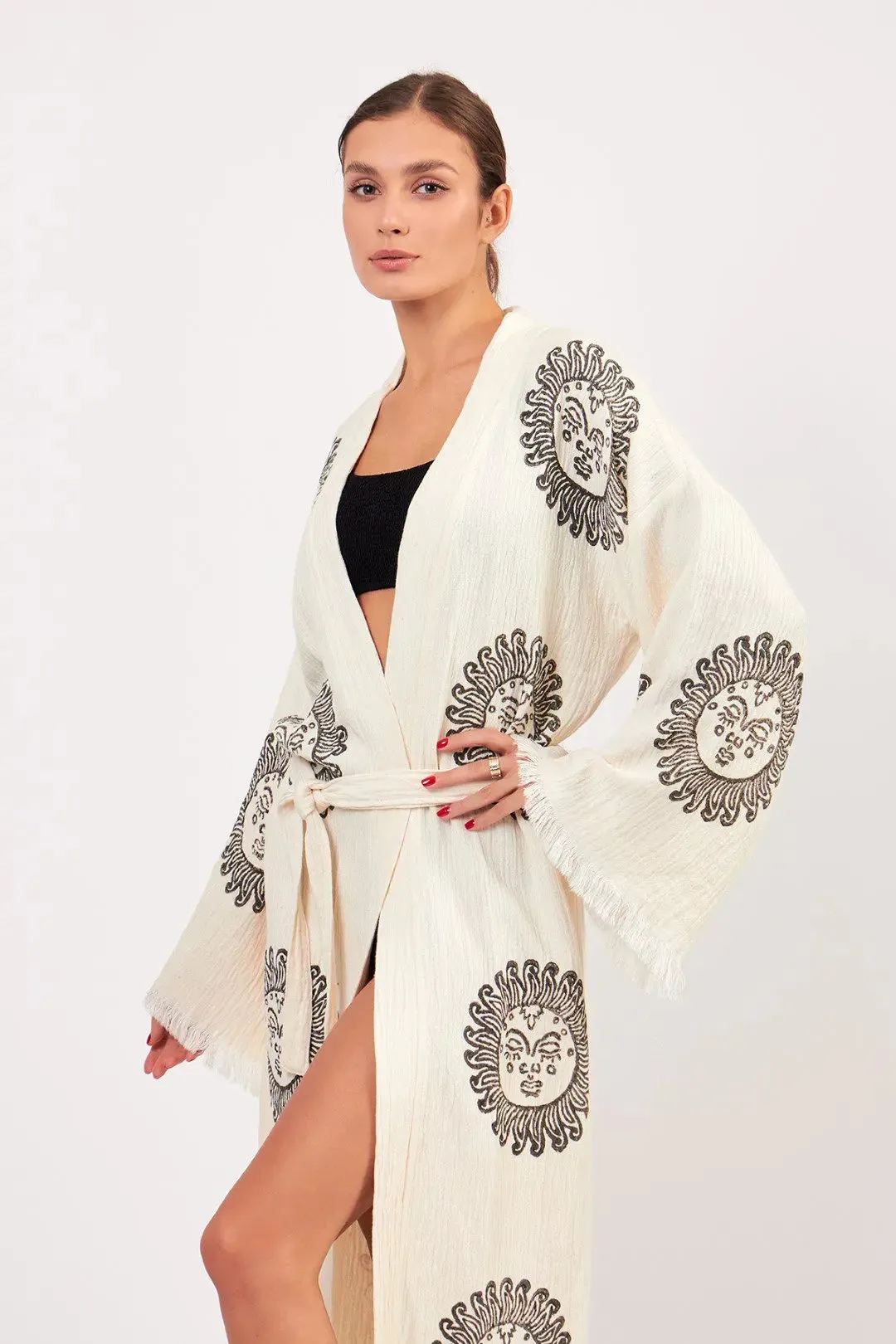 Moon Kimono Robe