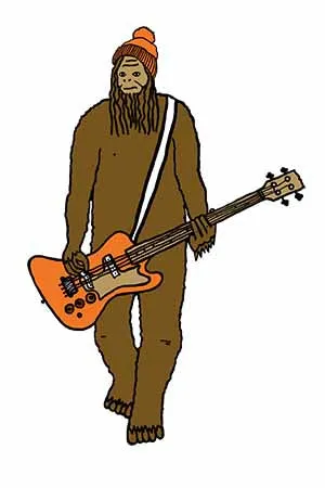 Mr Big on Bass T-Shirt - Toddler & Youth Dark Grey