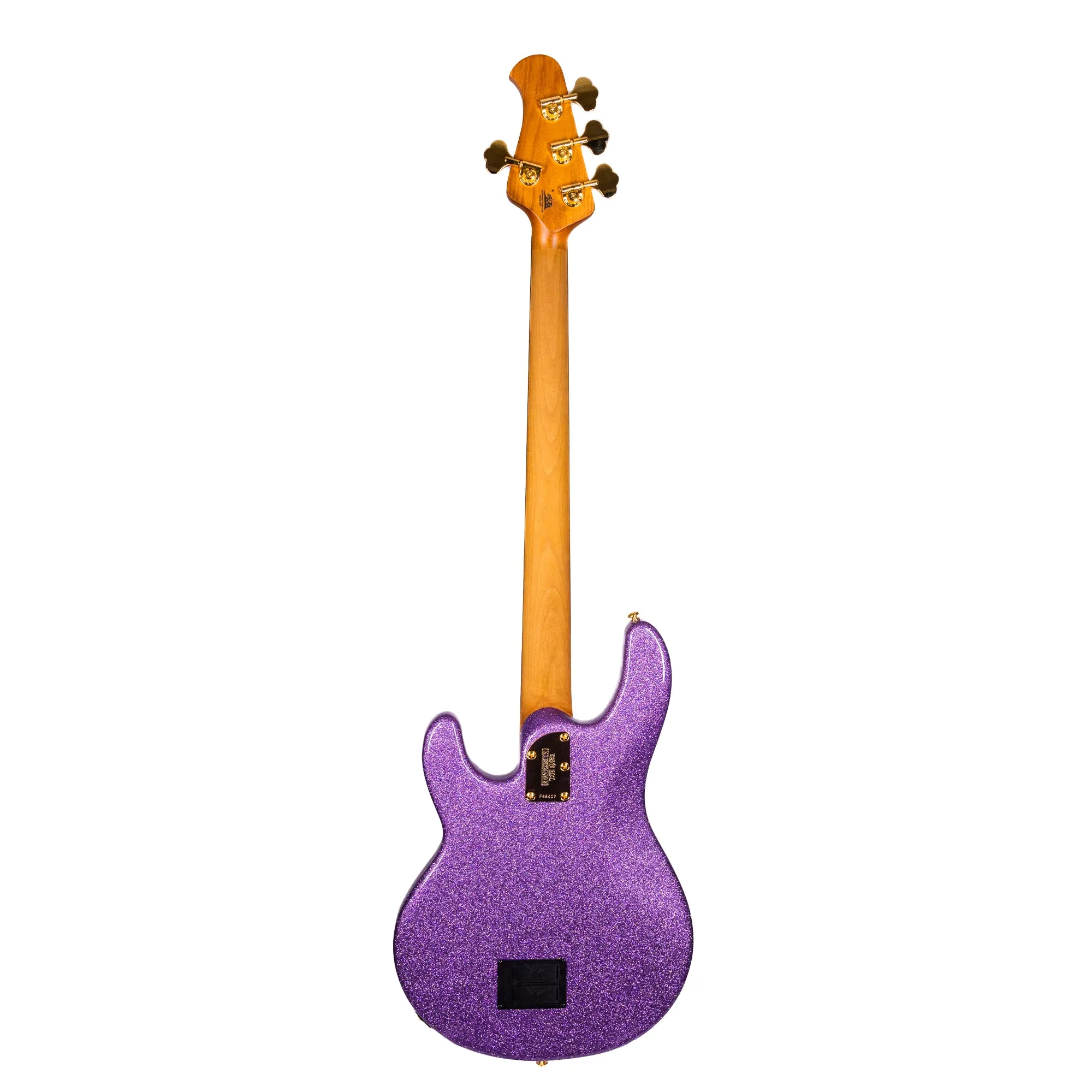 Music Man StingRay Special Bass Guitar, Roasted Maple Neck, Rosewood Fingerboard, Amethyst Sparkle
