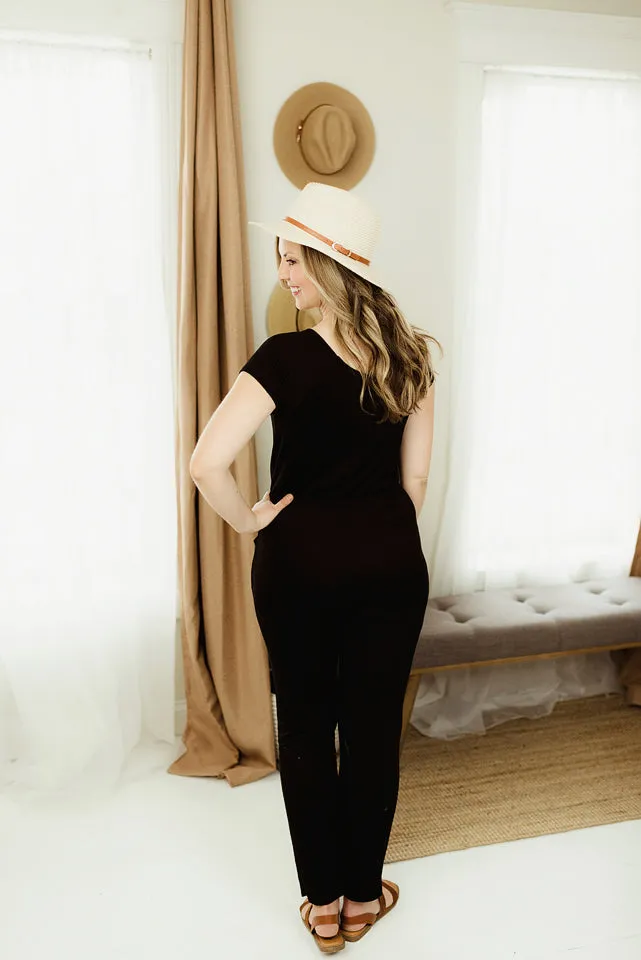 One Shoulder Jumpsuit