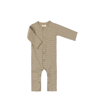 ONESIE NIXNUT KHAKI STRIPE