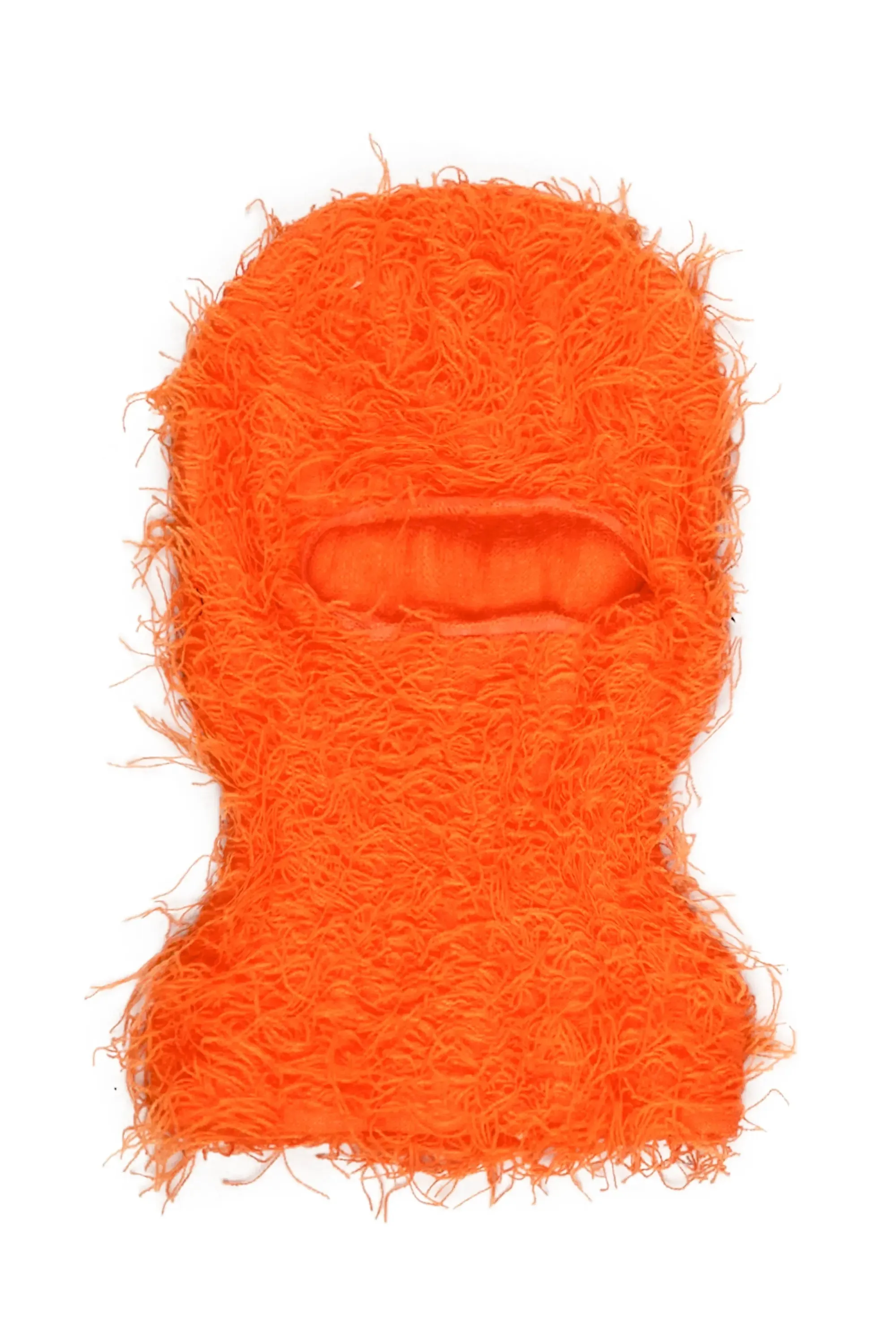 Otto Orange Fuzzy Ski Mask