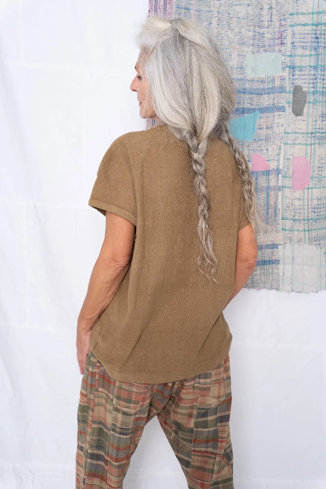 Palm Spring T. Organic/Recycled Cotton Deep Dye Clay