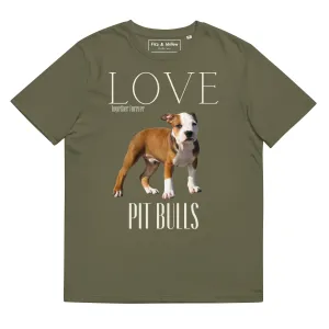 Pit Bulls lovers sustainable t-shirt