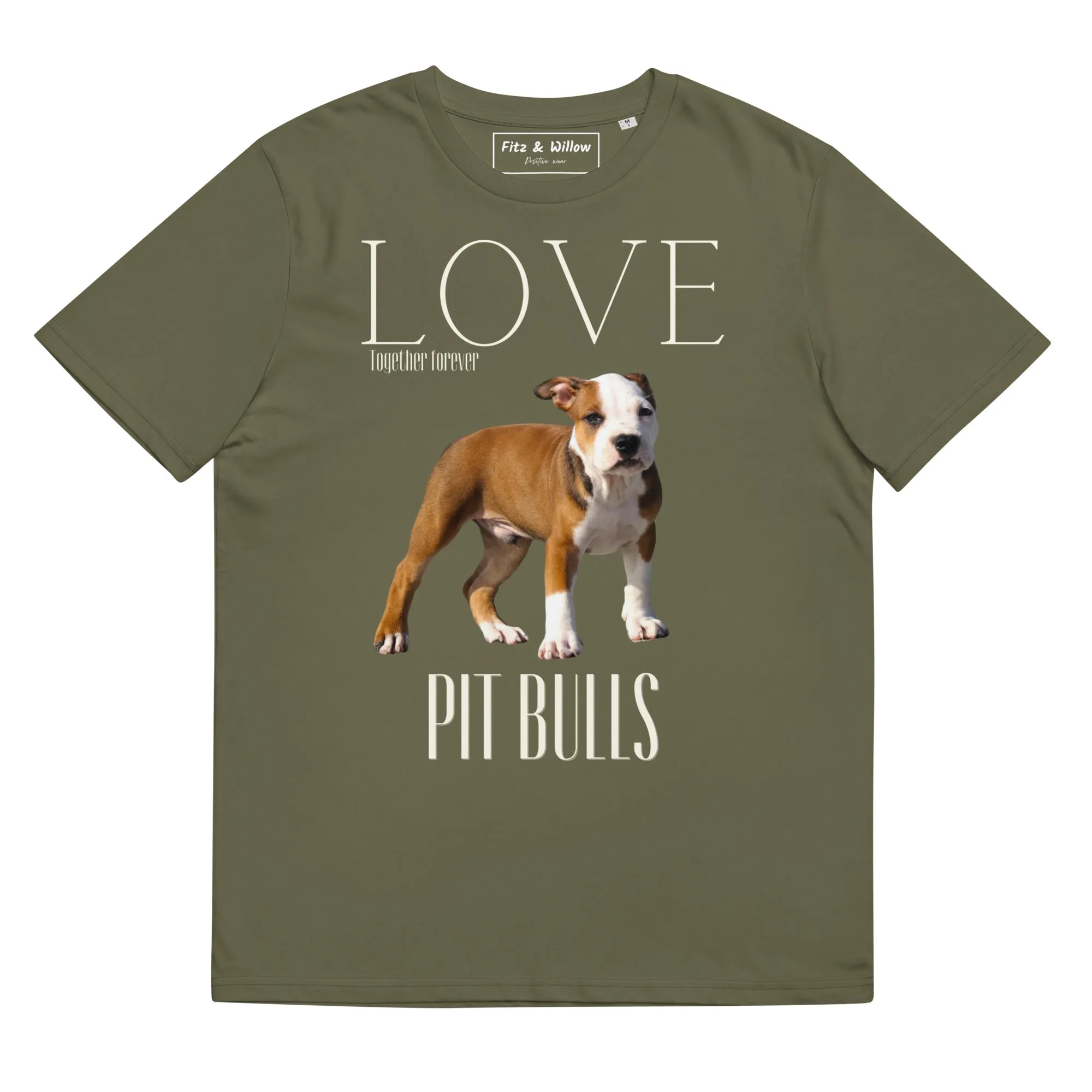 Pit Bulls lovers sustainable t-shirt