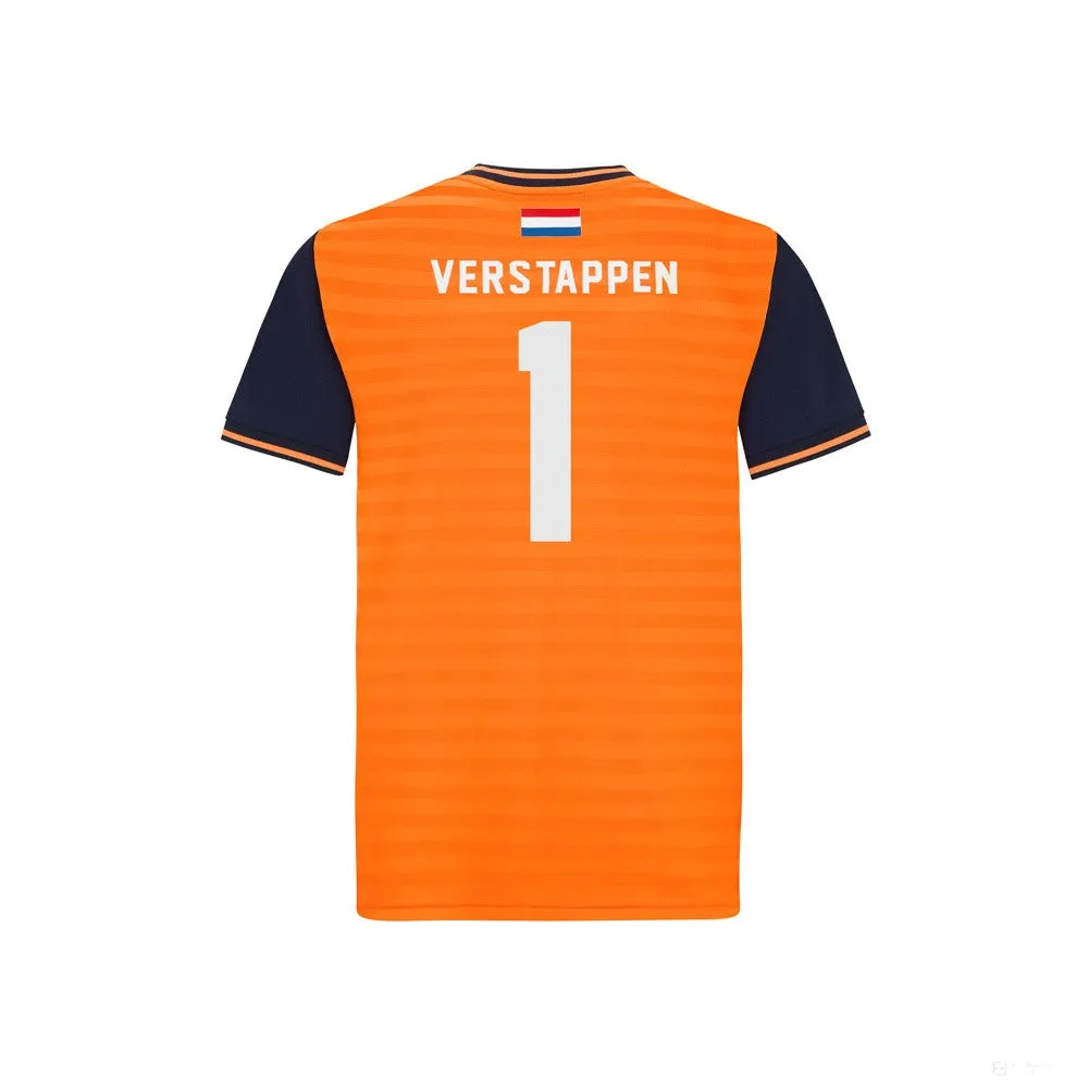 Red Bull Kids T-Shirt, Max Verstappen Sportswear, Orange, 2022