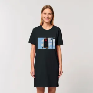 Red Light Organic T-Shirt Dress