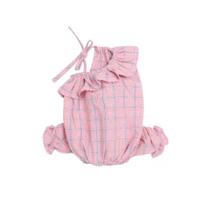 Ruffle Around Jumpsuit- Pink