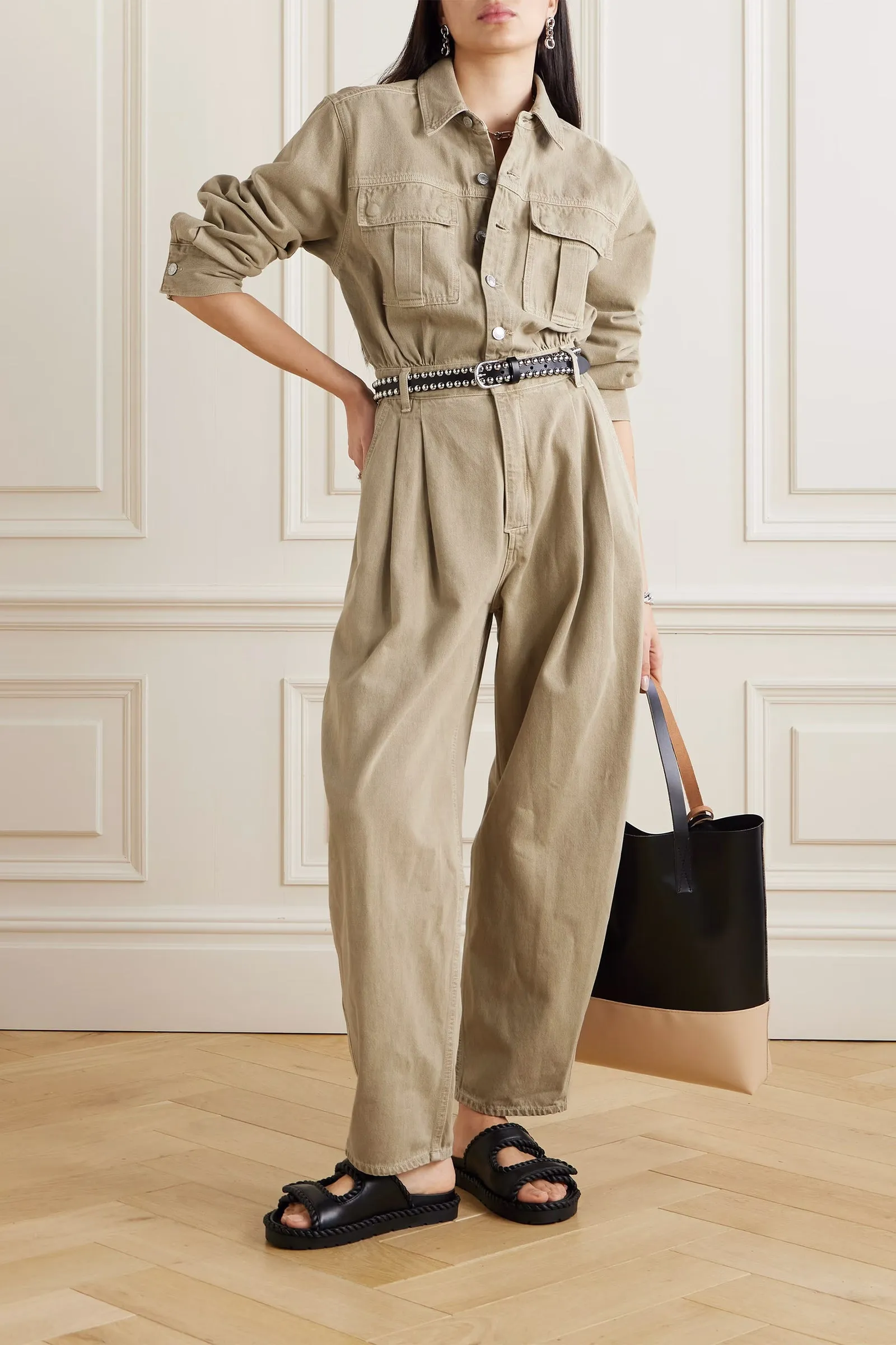 Silka Organic Denim Jumpsuit