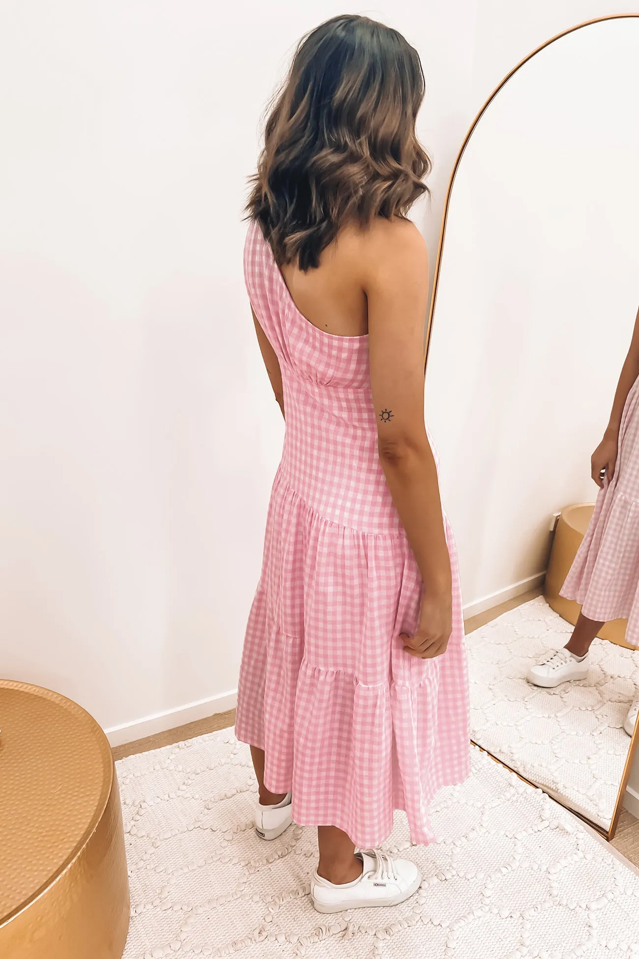 Stella Midi Dress Pink