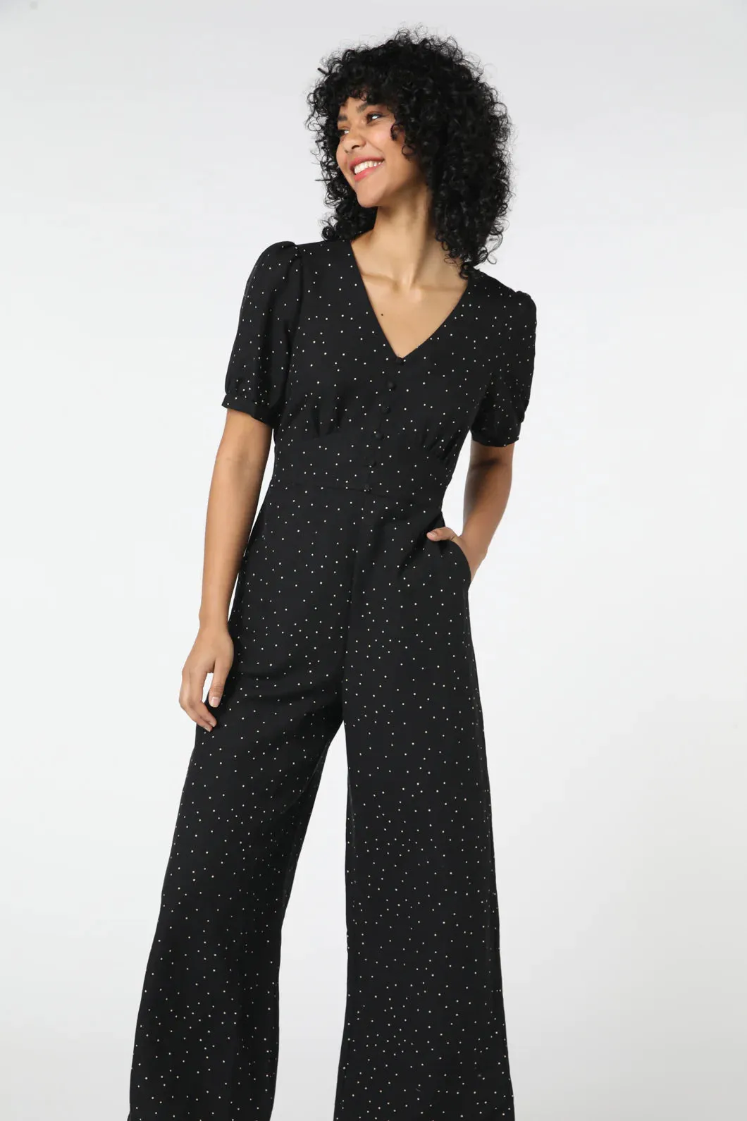 Timeless Pin Dot Jumpsuit