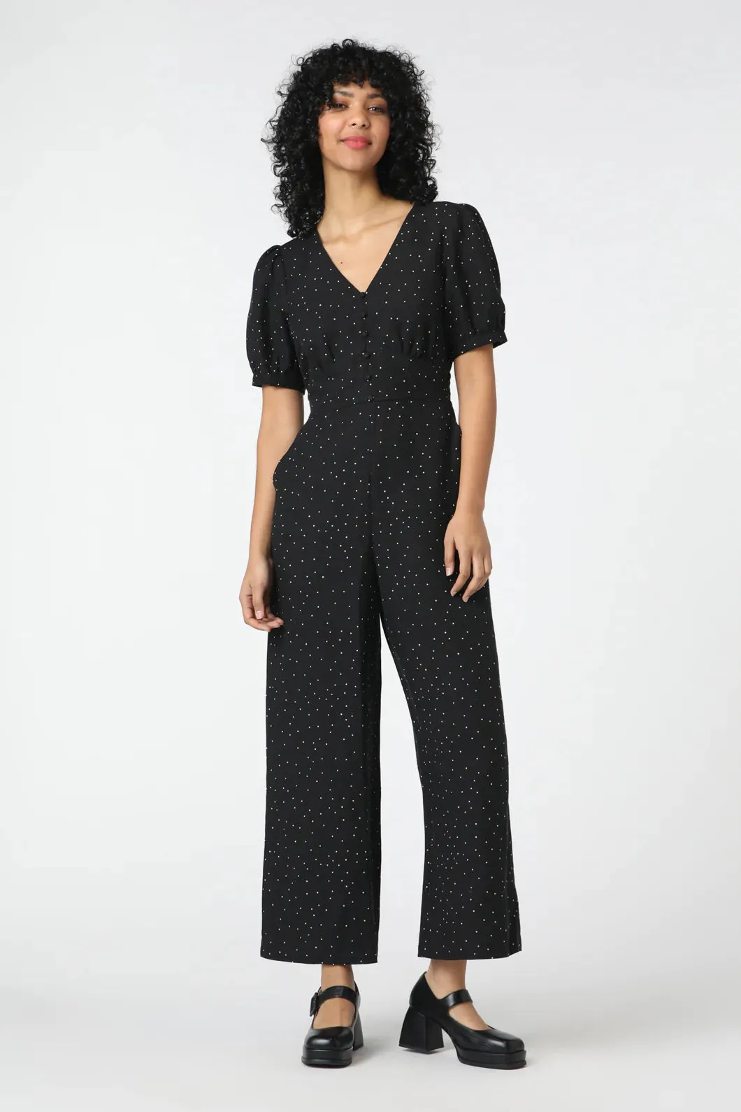 Timeless Pin Dot Jumpsuit