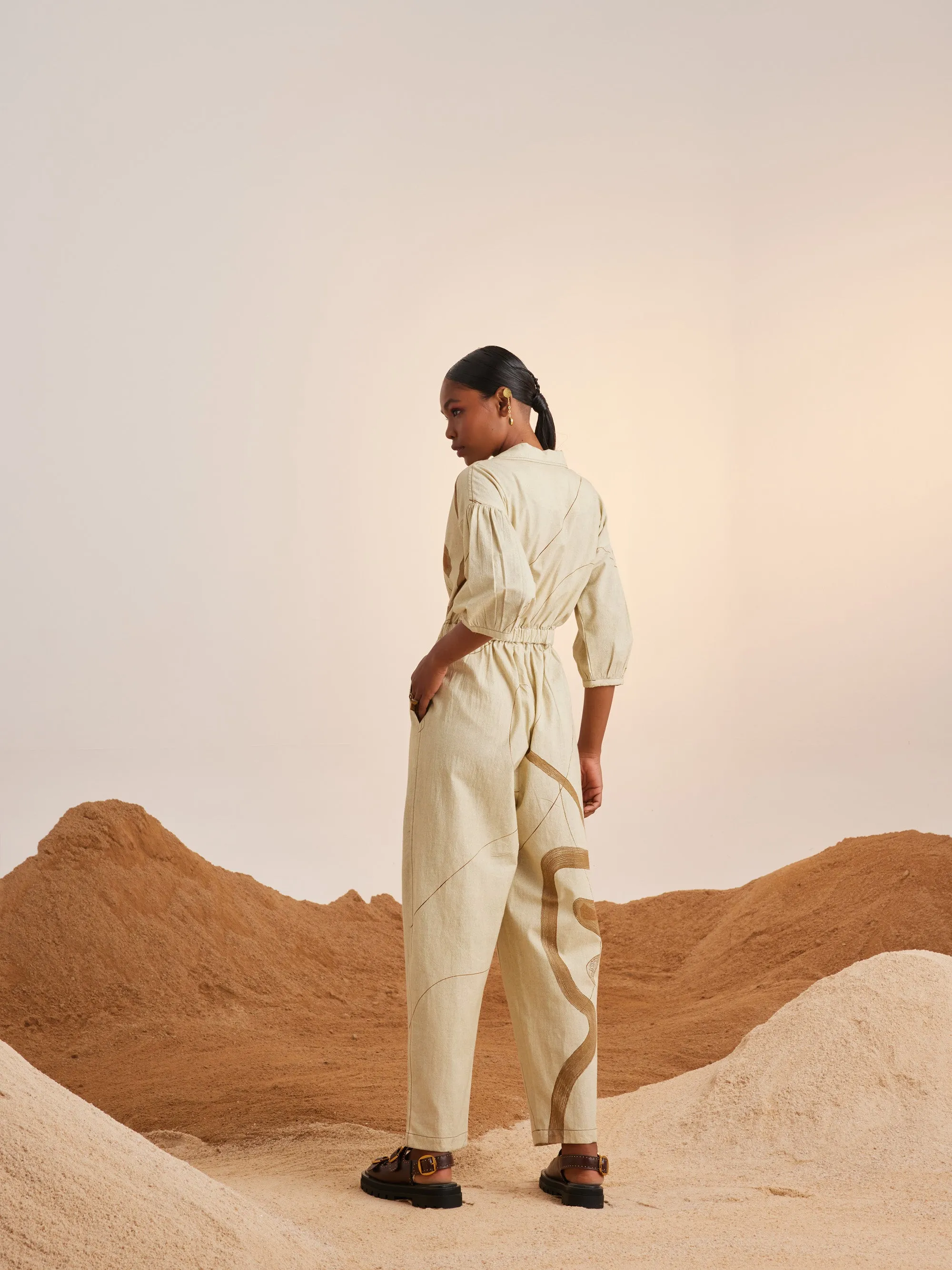 Top Stitch Jumpsuit