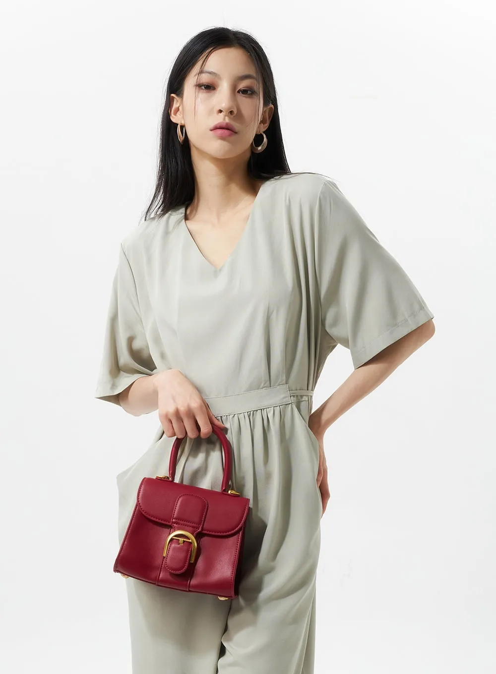 V-Neck Jumpsuit IU326