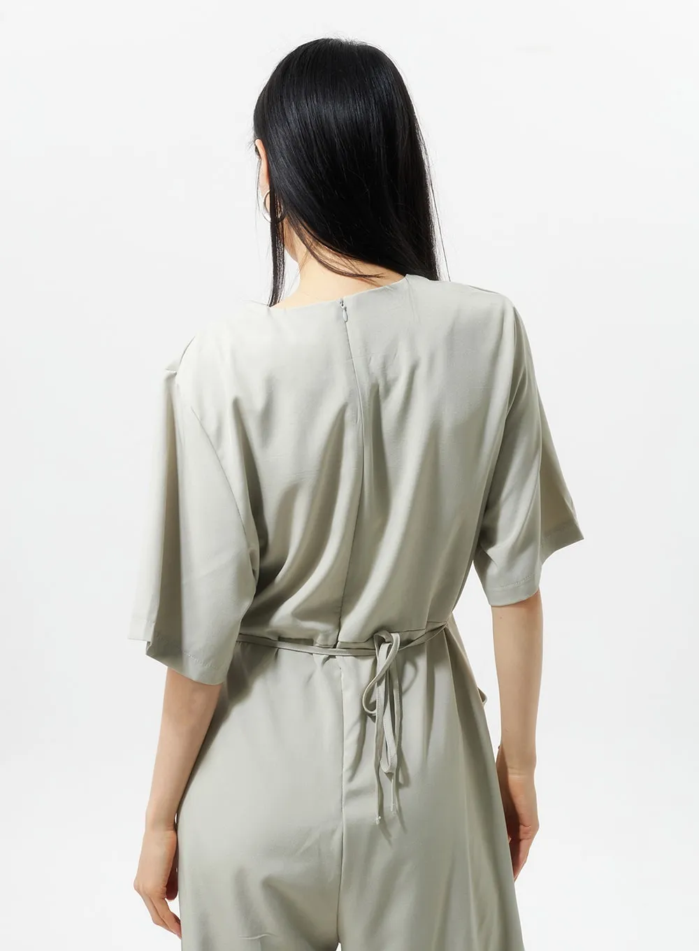 V-Neck Jumpsuit IU326