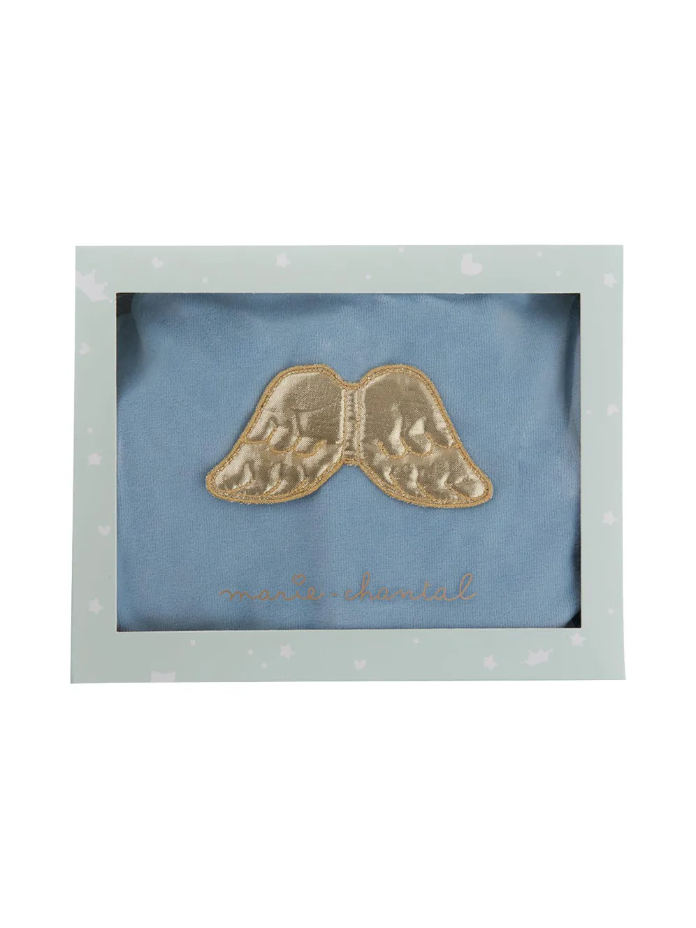Velour Gold Angel Wing Sleepsuit