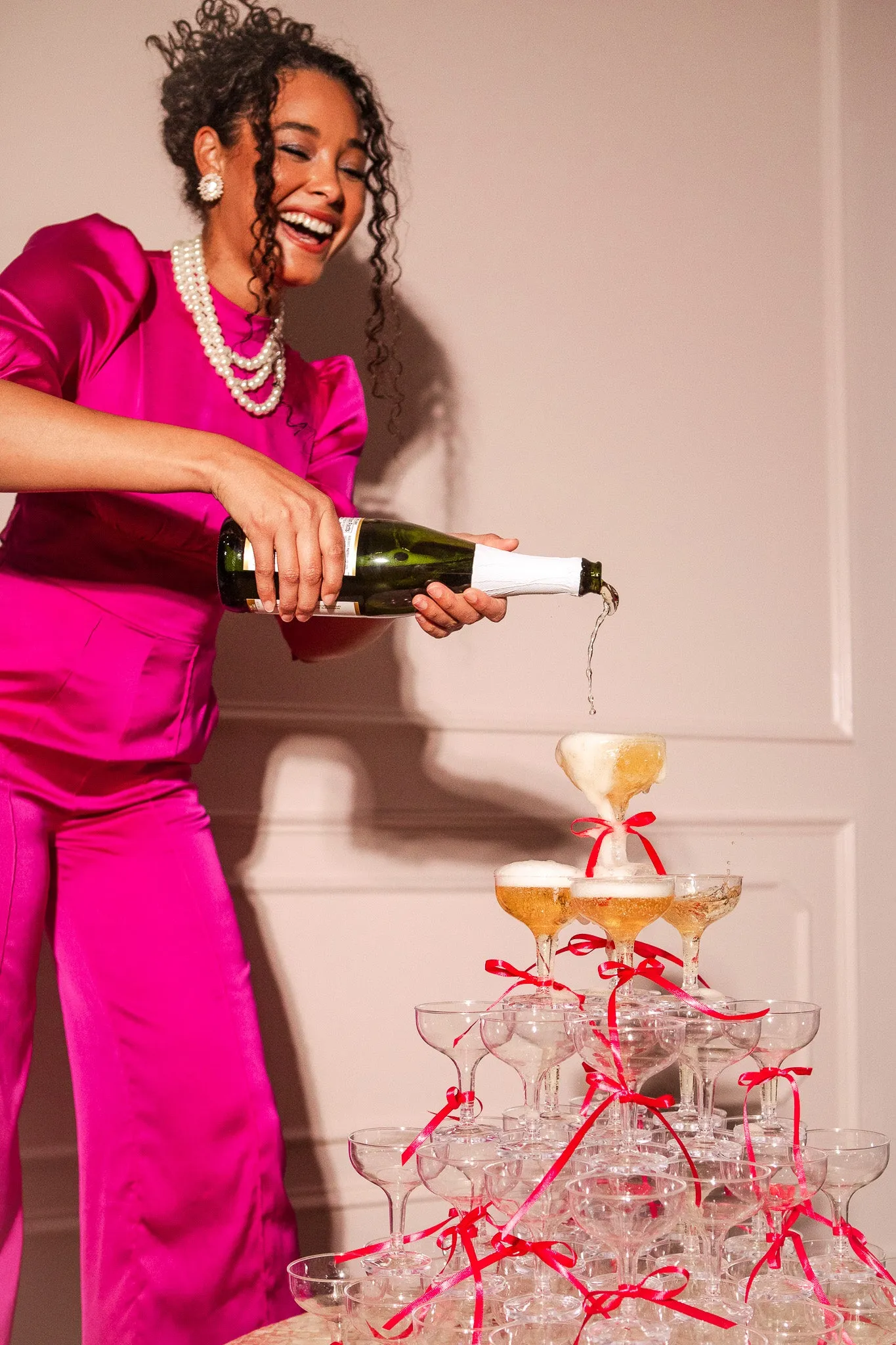 Wanda Jumpsuit in Pink - FINAL SALE
